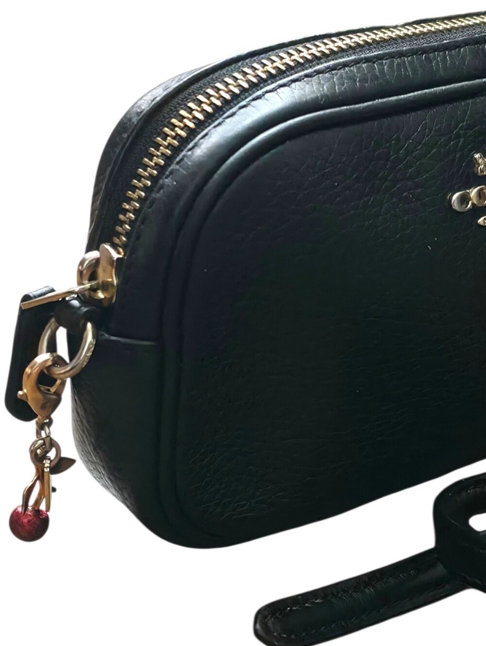 COACH F34805 Convertible Belt Bag Black Pebble Leather Crossbody Waist Fanny Pac - Picture 6 of 11